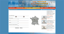 Desktop Screenshot of encheresjudiciaires.com